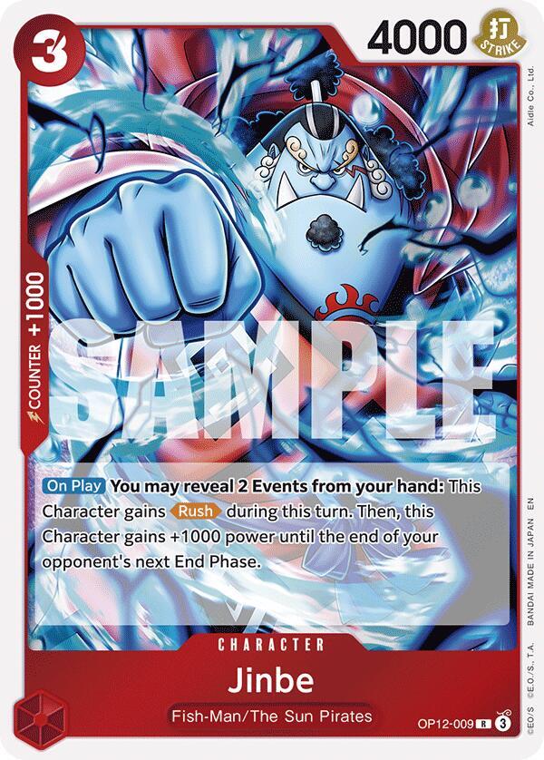 Jinbe OP12-009 card from Legacy of the Master