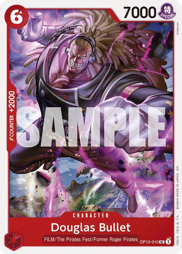 Douglas Bullet OP12-010 card from Legacy of the Master