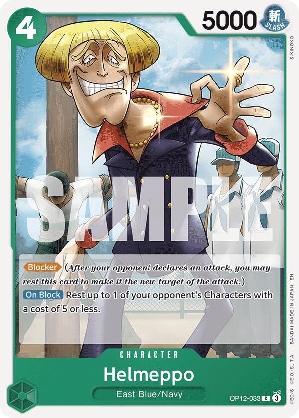 Helmeppo OP12-033 card from Legacy of the Master