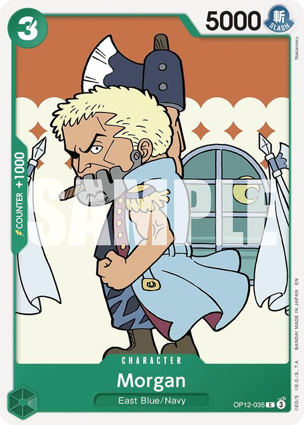 Morgan OP12-035 card from Legacy of the Master
