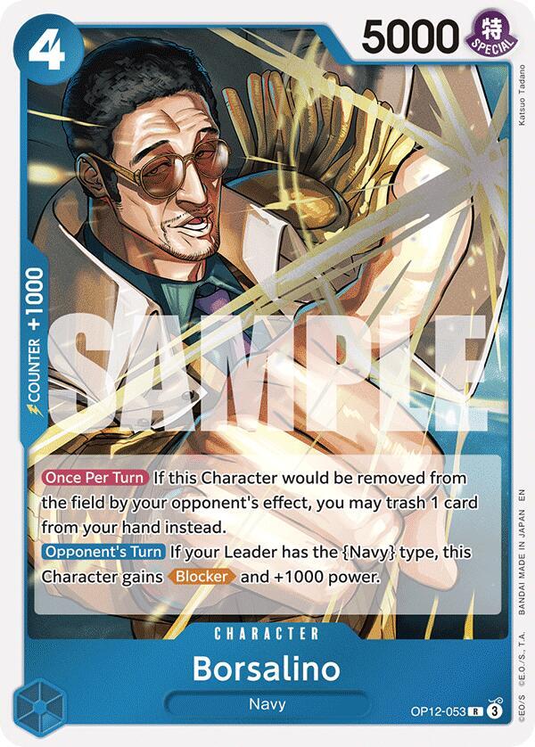 Borsalino OP12-053 card from Legacy of the Master