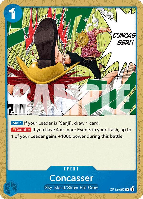 Concasser OP12-059 card from Legacy of the Master