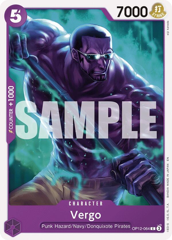 Vergo OP12-064 card from Legacy of the Master