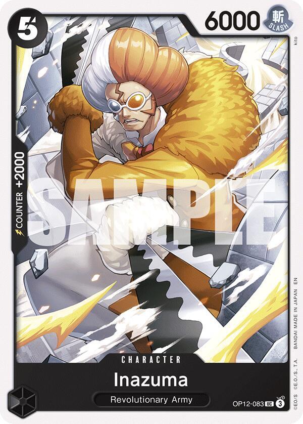 Inazuma OP12-083 card from Legacy of the Master