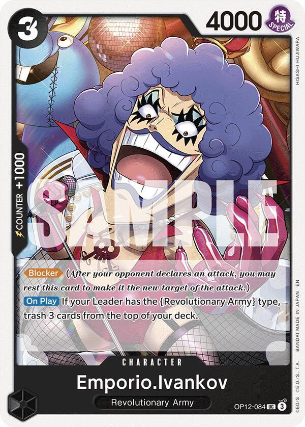 Emporio.Ivankov OP12-084 card from Legacy of the Master