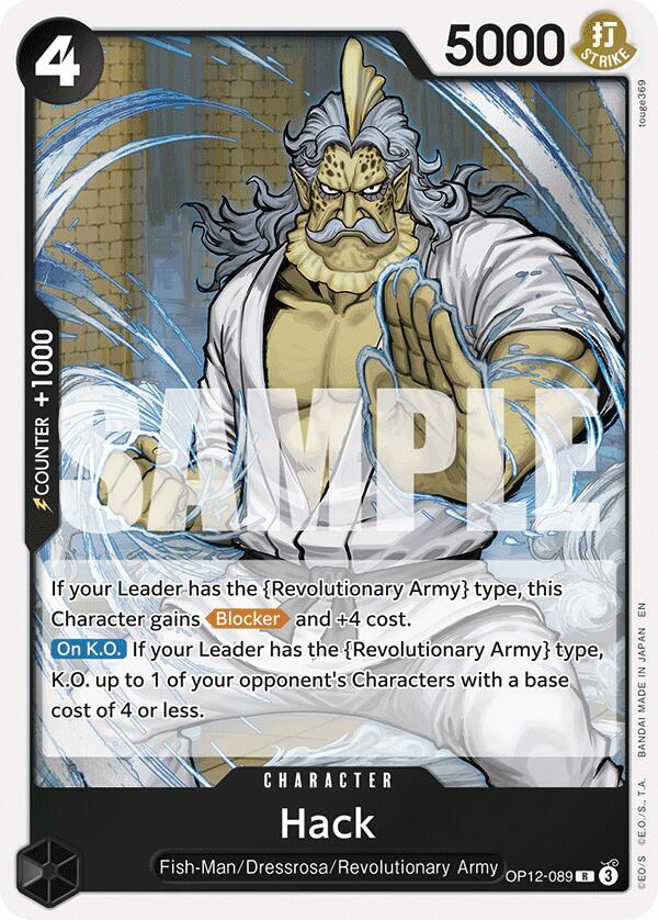 Hack OP12-089 card from Legacy of the Master