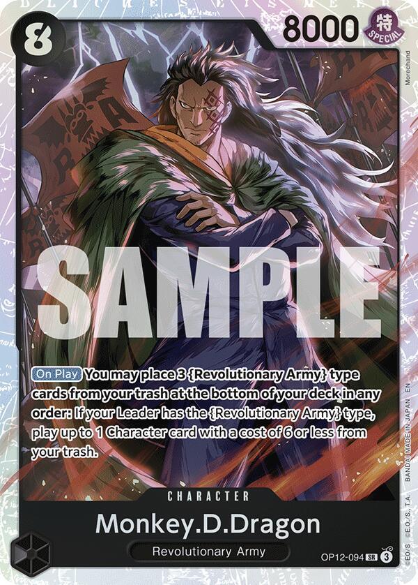 Monkey.D.Dragon OP12-094 card from Legacy of the Master