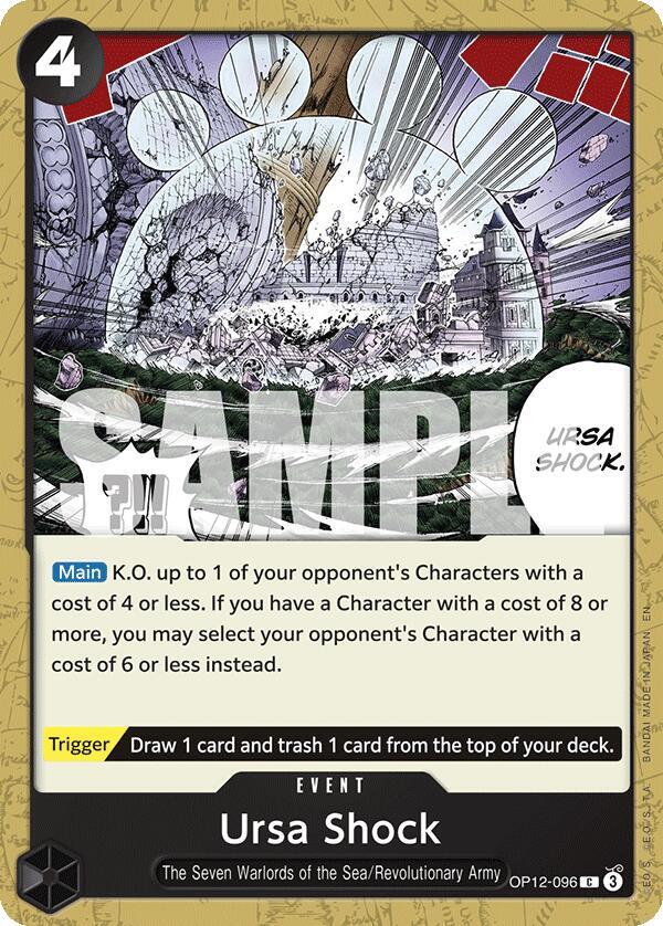 Ursa Shock OP12-096 card from Legacy of the Master