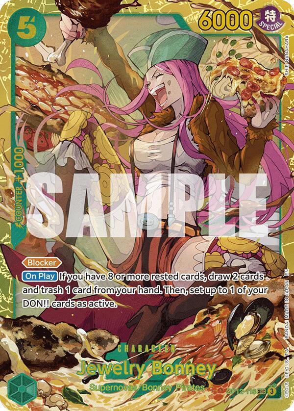 Jewelry Bonney OP12-118 card from Legacy of the Master