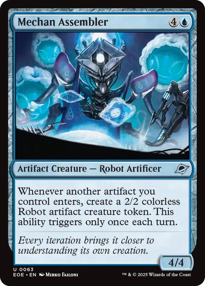 Mechan Assembler 63 card from Edge of Eternities