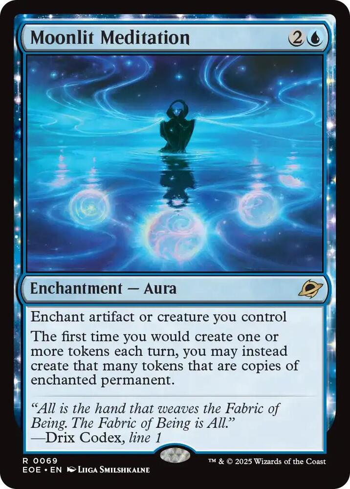 Moonlit Meditation 69 card from Edge of Eternities