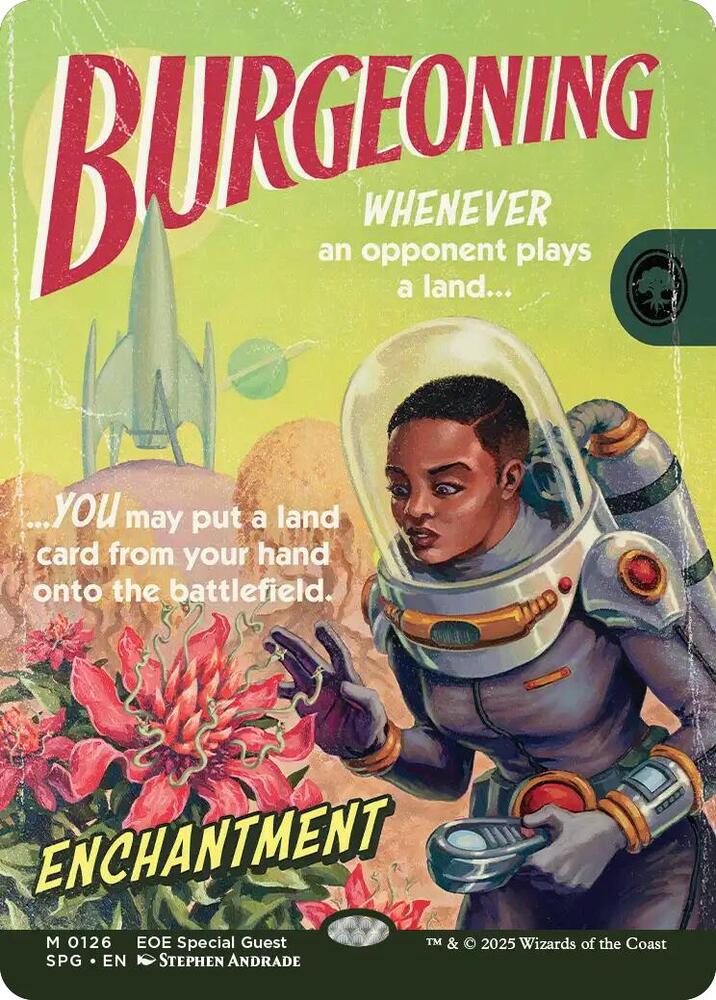 Burgeoning (Showcase) 126 card from Special Guests