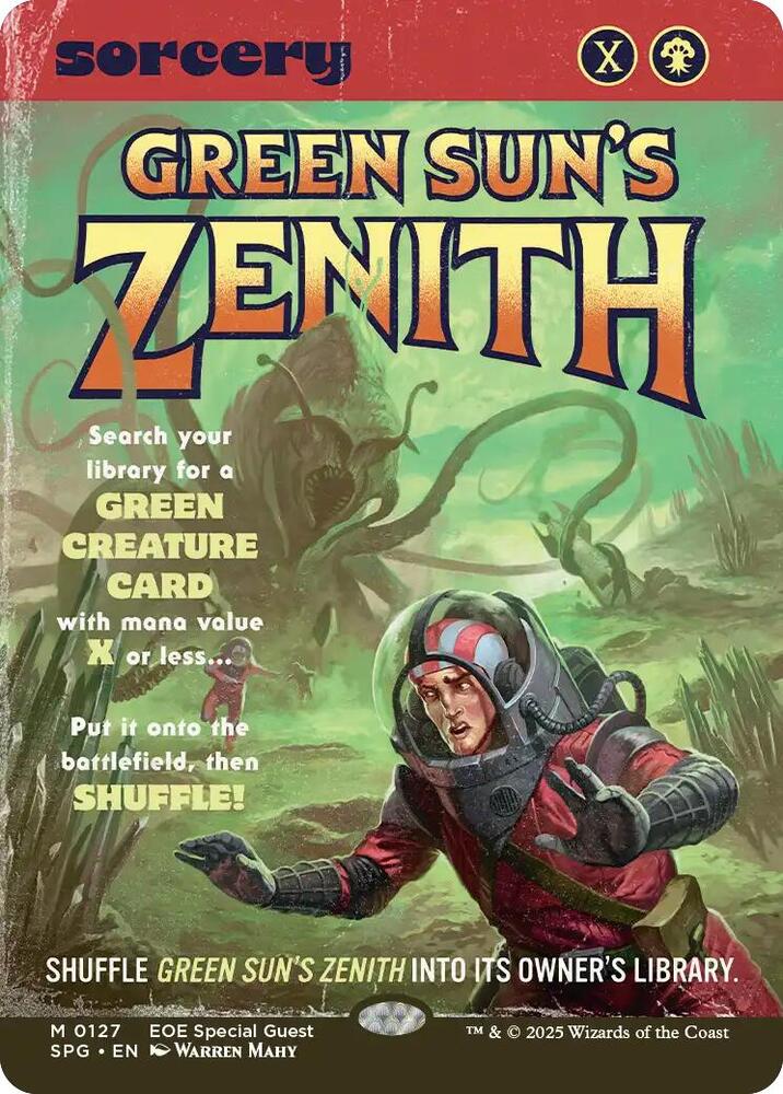 Green Sun's Zenith (Showcase) 127 card from Special Guests