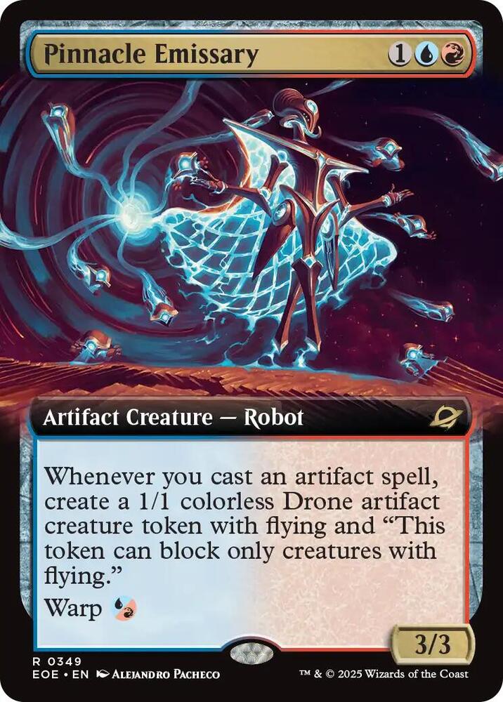 Pinnacle Emissary (Extended Art) 349 card from Edge of Eternities