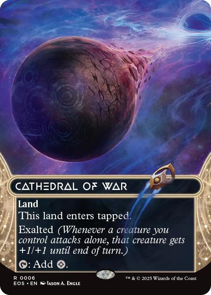Cathedral of War (Borderless) 6 card from Edge of Eternities: Stellar Sights