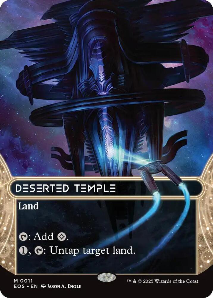 Deserted Temple (Borderless) 11 card from Edge of Eternities: Stellar Sights