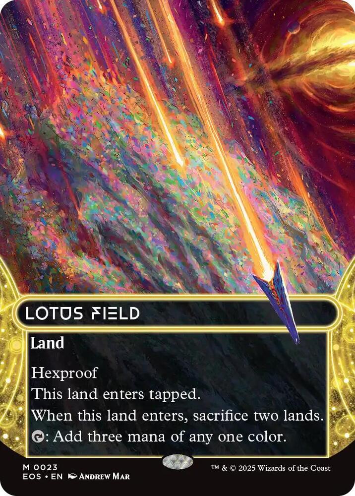 Lotus Field (Borderless) 23 card from Edge of Eternities: Stellar Sights