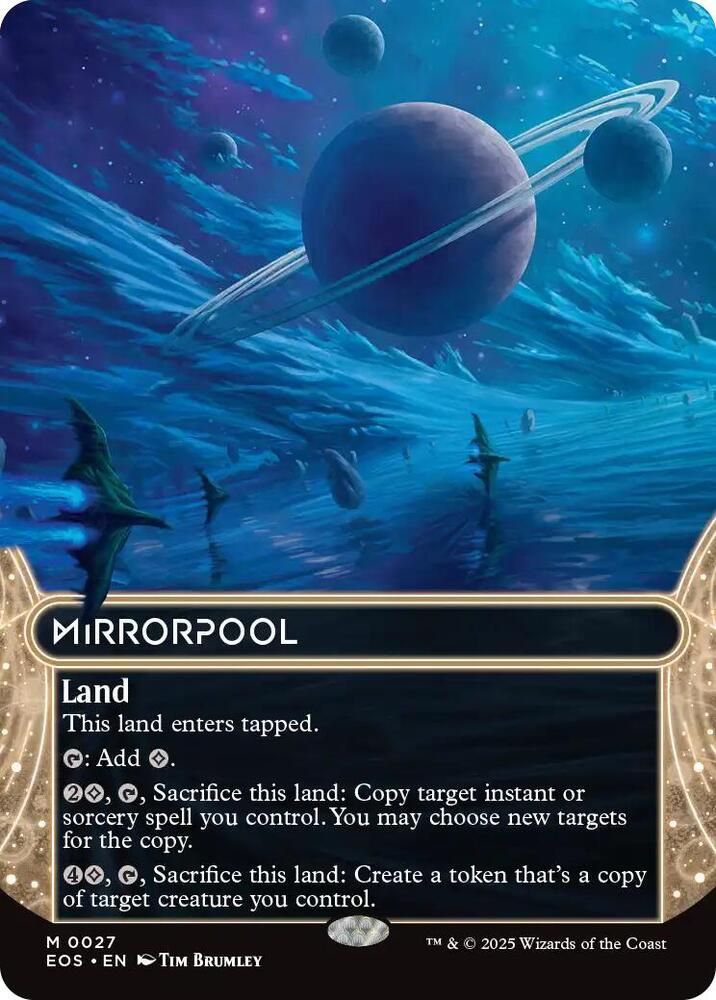 Mirrorpool (Borderless) 27 card from Edge of Eternities: Stellar Sights
