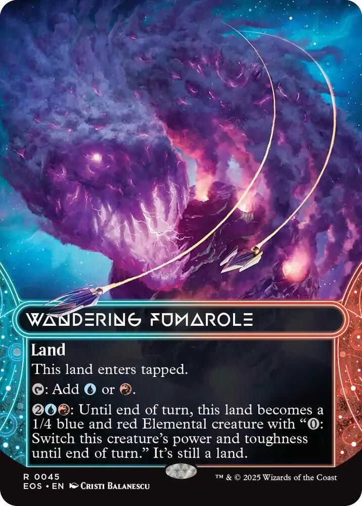 Wandering Fumarole (Borderless) 45 card from Edge of Eternities: Stellar Sights
