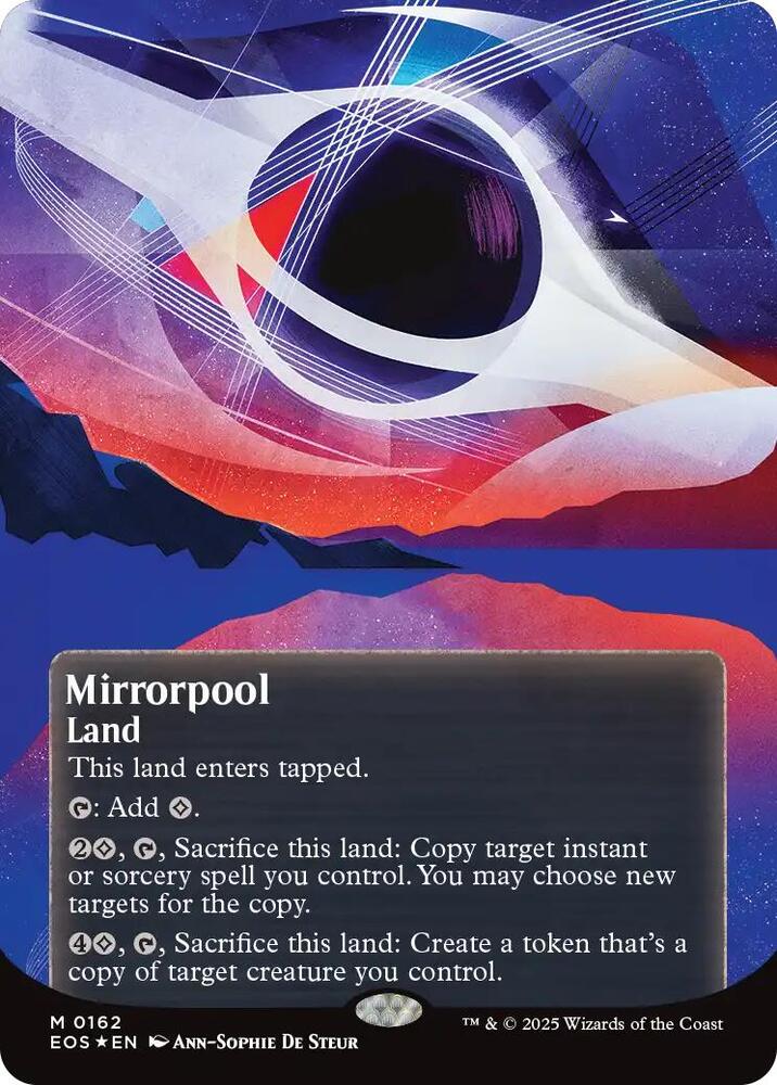 Mirrorpool (Borderless) (Galaxy Foil) 162 card from Edge of Eternities: Stellar Sights