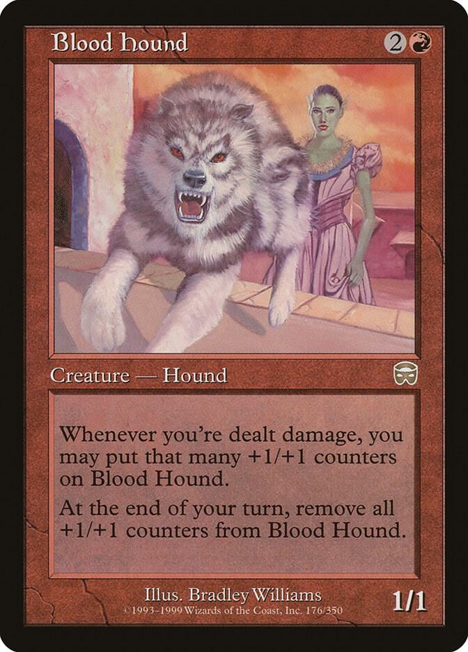 Blood Hound 176 card from Mercadian Masques