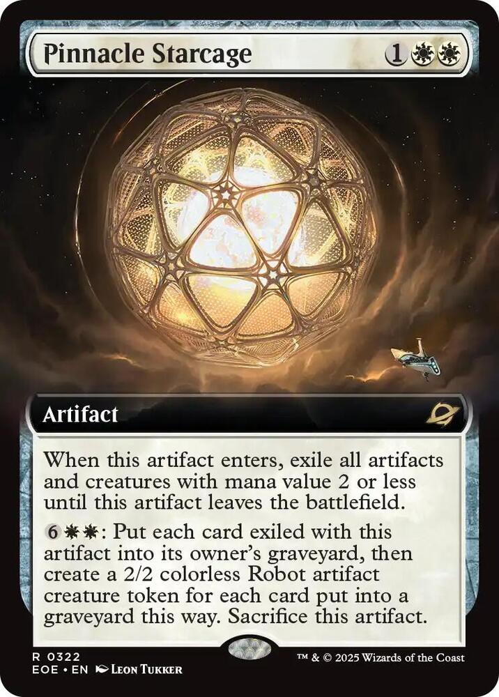 Pinnacle Starcage (Extended Art) 322 card from Edge of Eternities