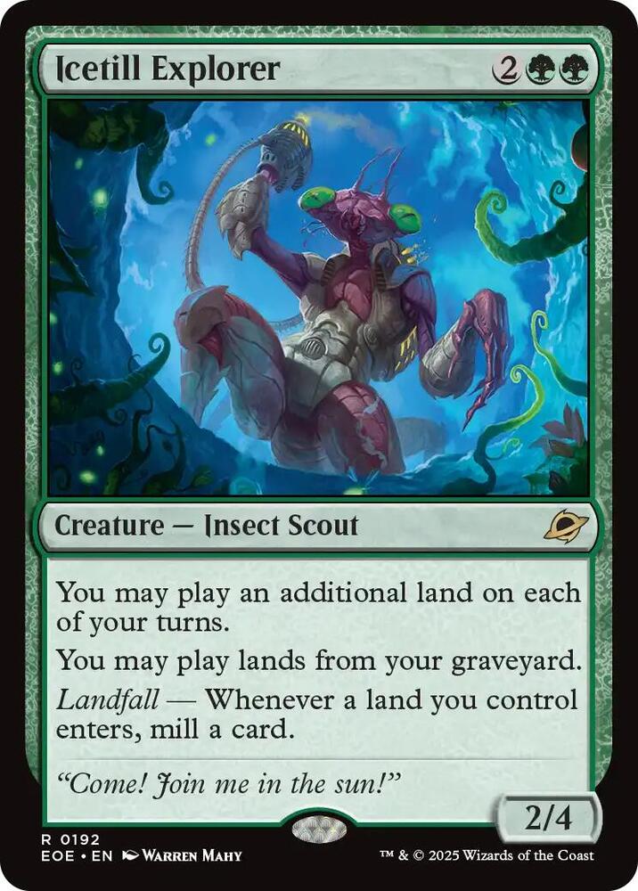 Icetill Explorer 192 card from Edge of Eternities