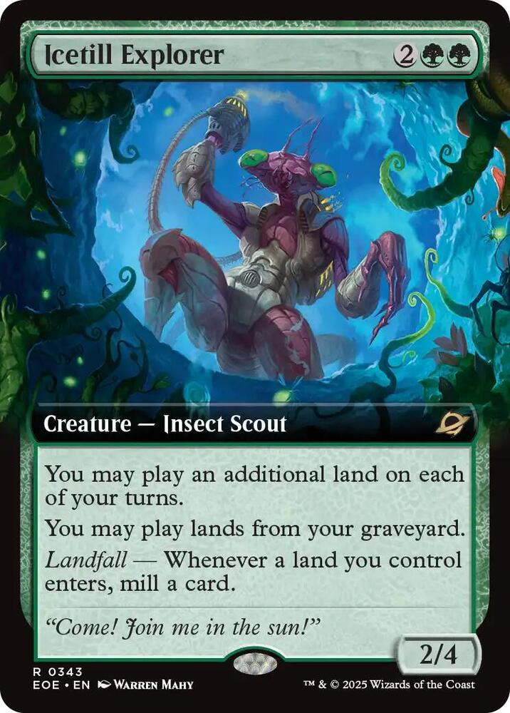 Icetill Explorer (Extended Art) 343 card from Edge of Eternities