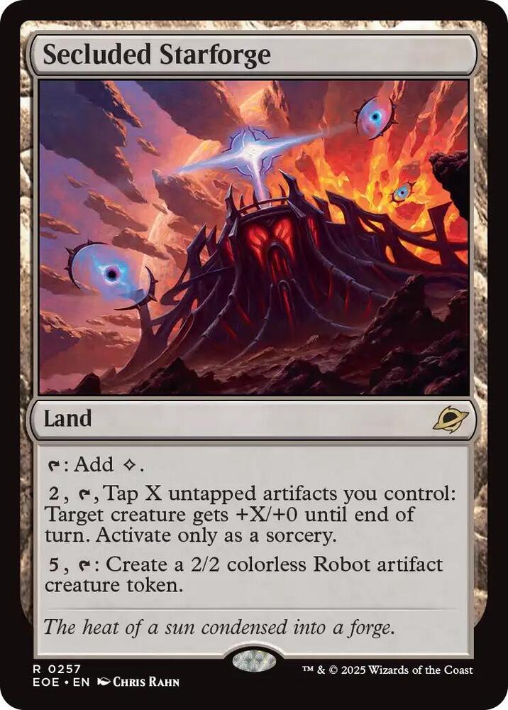 Secluded Starforge 257 card from Edge of Eternities