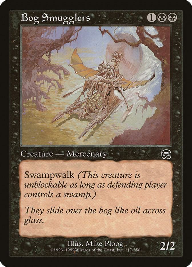 Bog Smugglers 117 card from Mercadian Masques