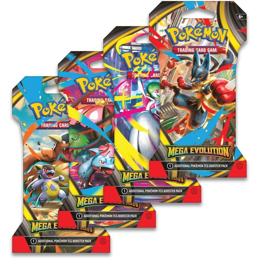 Mega Evolution Sleeved Booster Pack Art Bundle [Set of 4] card from ME01: Mega Evolution