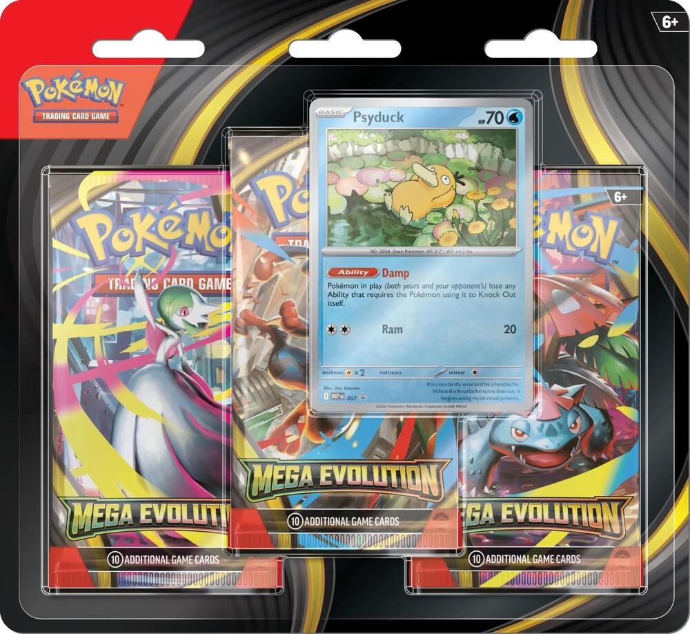 Mega Evolution 3 Pack Blister [Psyduck] card from ME01: Mega Evolution