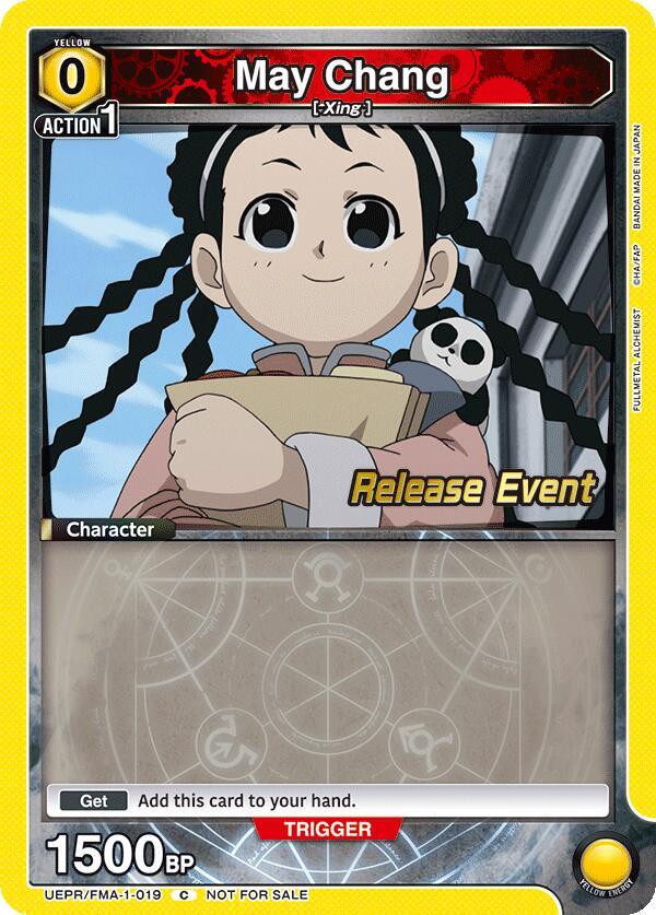 May Chang UEPR/FMA-1-019 card from UE09BT: FULLMETAL ALCHEMIST Release Event Cards