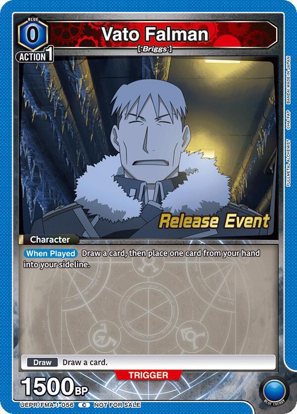 Vato Falman UEPR/FMA-1-056 card from UE09BT: FULLMETAL ALCHEMIST Release Event Cards