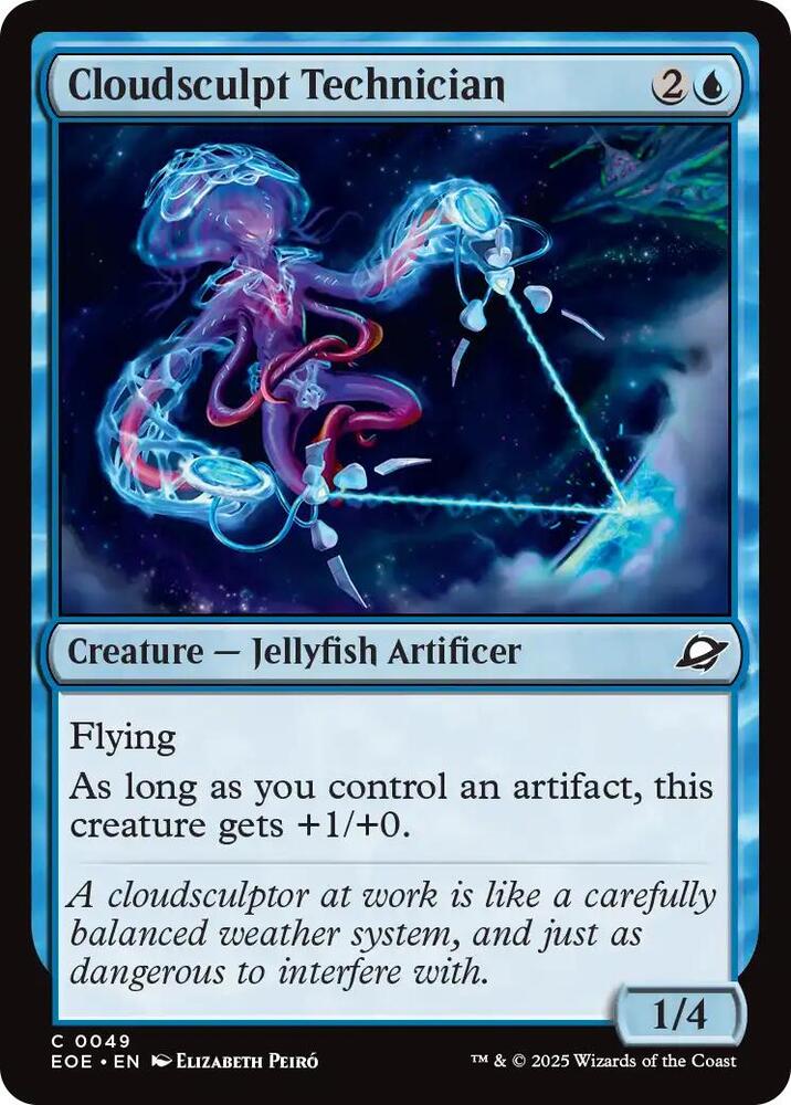 Cloudsculpt Technician 49 card from Edge of Eternities