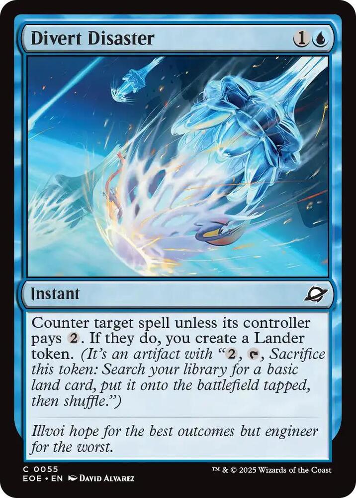 Divert Disaster 55 card from Edge of Eternities