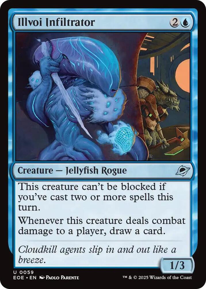 Illvoi Infiltrator 59 card from Edge of Eternities