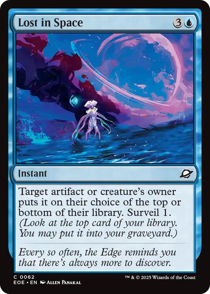 Lost In Space 62 card from Edge of Eternities