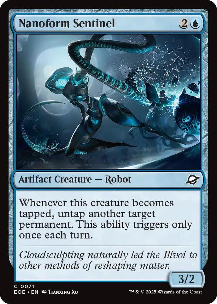 Nanoform Sentinel 71 card from Edge of Eternities