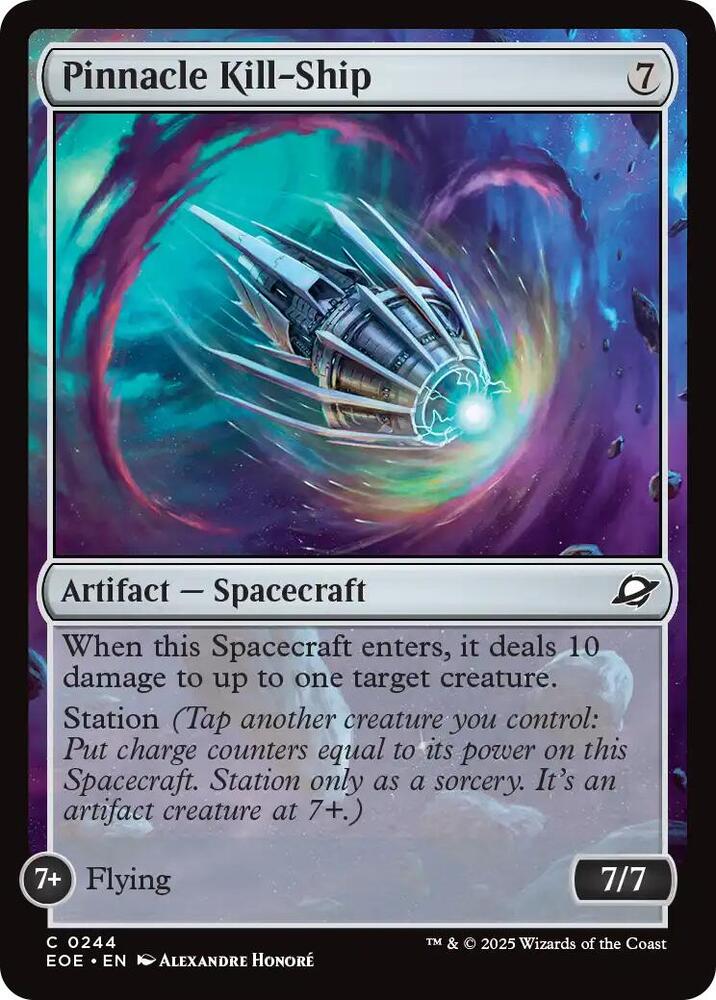 Pinnacle Kill-Ship 244 card from Edge of Eternities