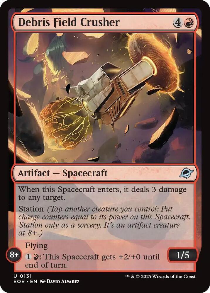 Debris Field Crusher 131 card from Edge of Eternities