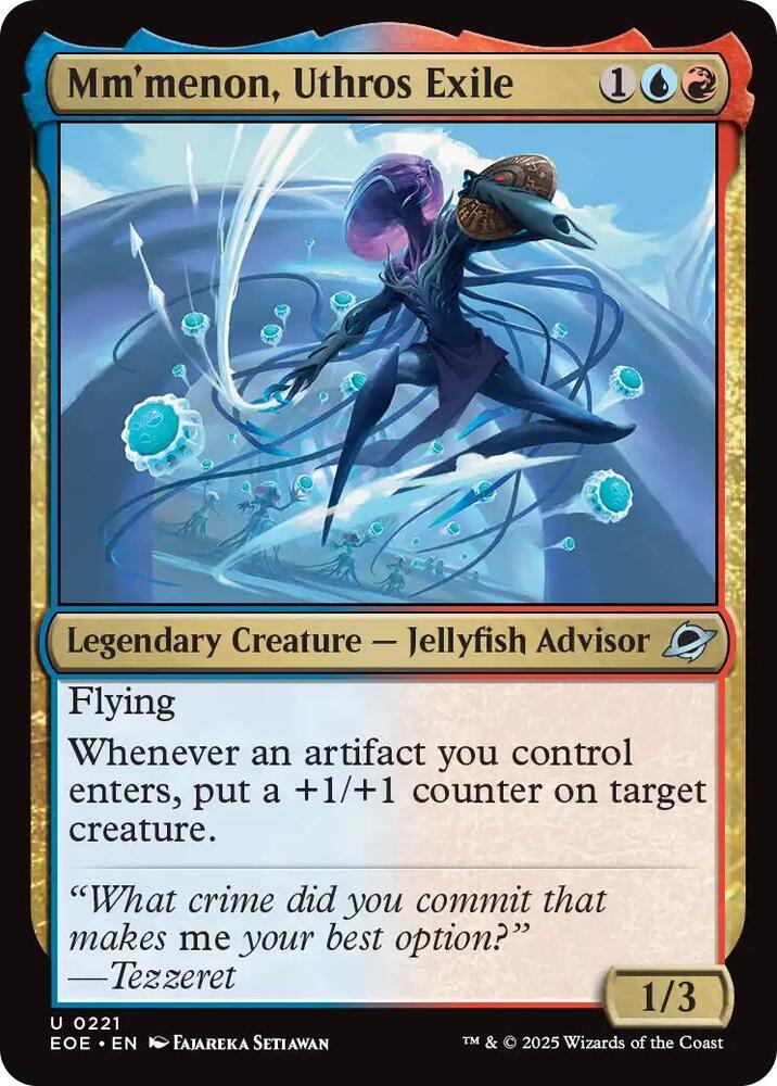 Mm'menon, Uthros Exile 221 card from Edge of Eternities