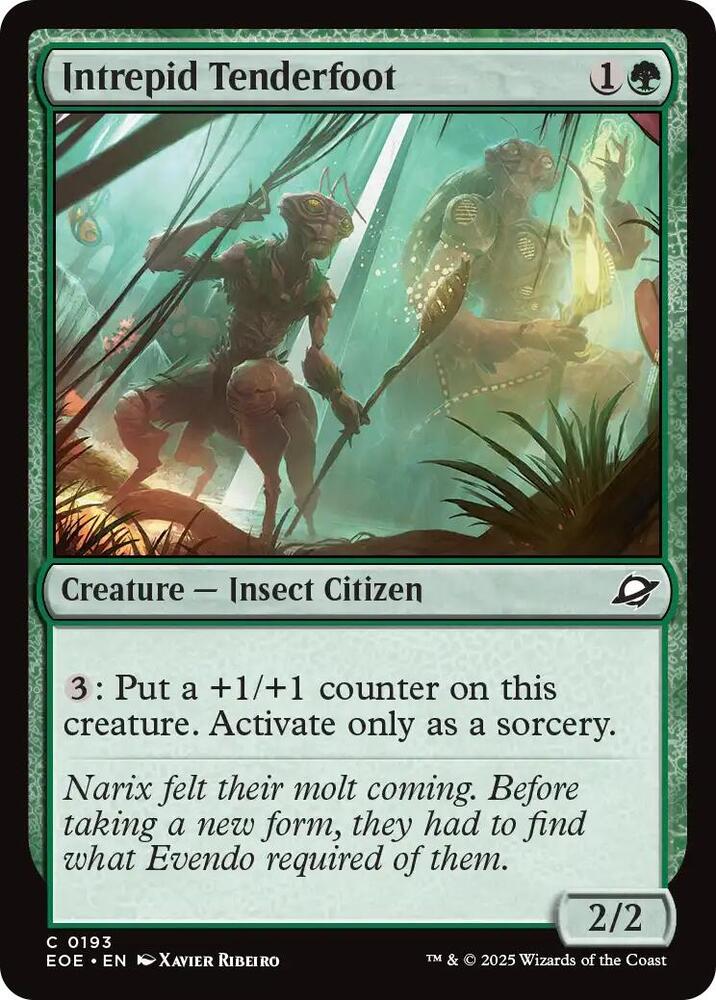 Intrepid Tenderfoot 193 card from Edge of Eternities