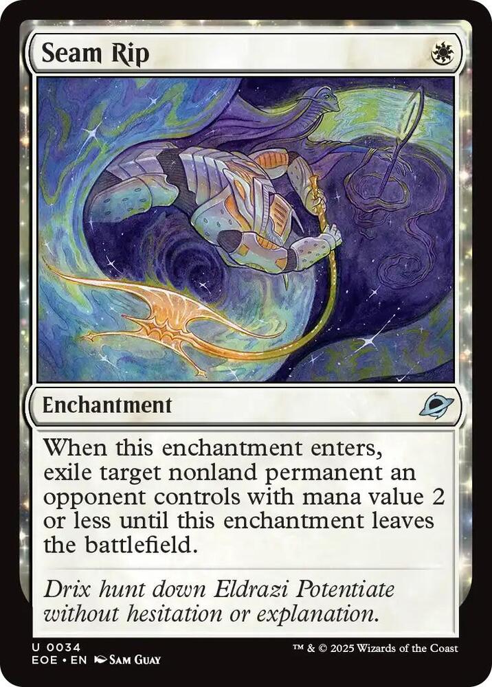 Seam Rip 34 card from Edge of Eternities