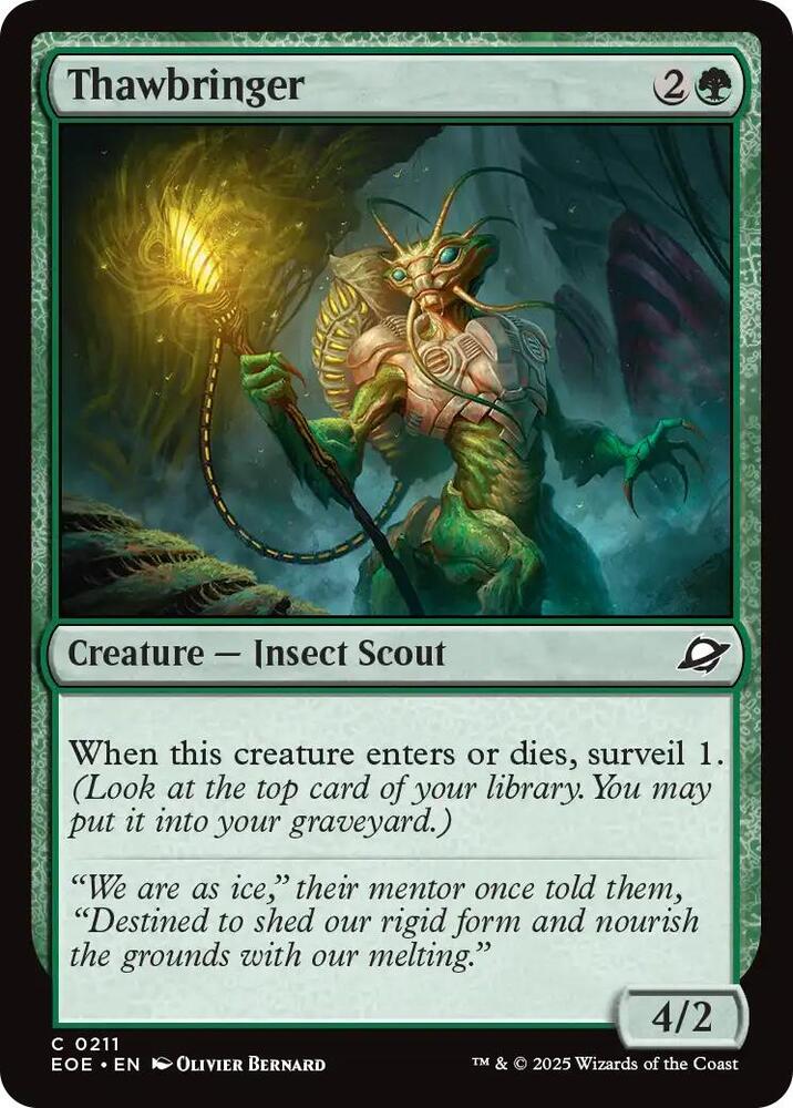 Thawbringer 211 card from Edge of Eternities