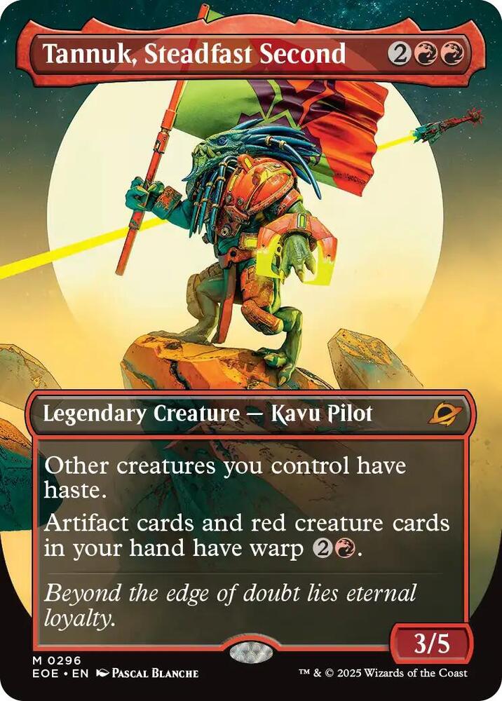 Tannuk, Steadfast Second (Borderless) 296 card from Edge of Eternities