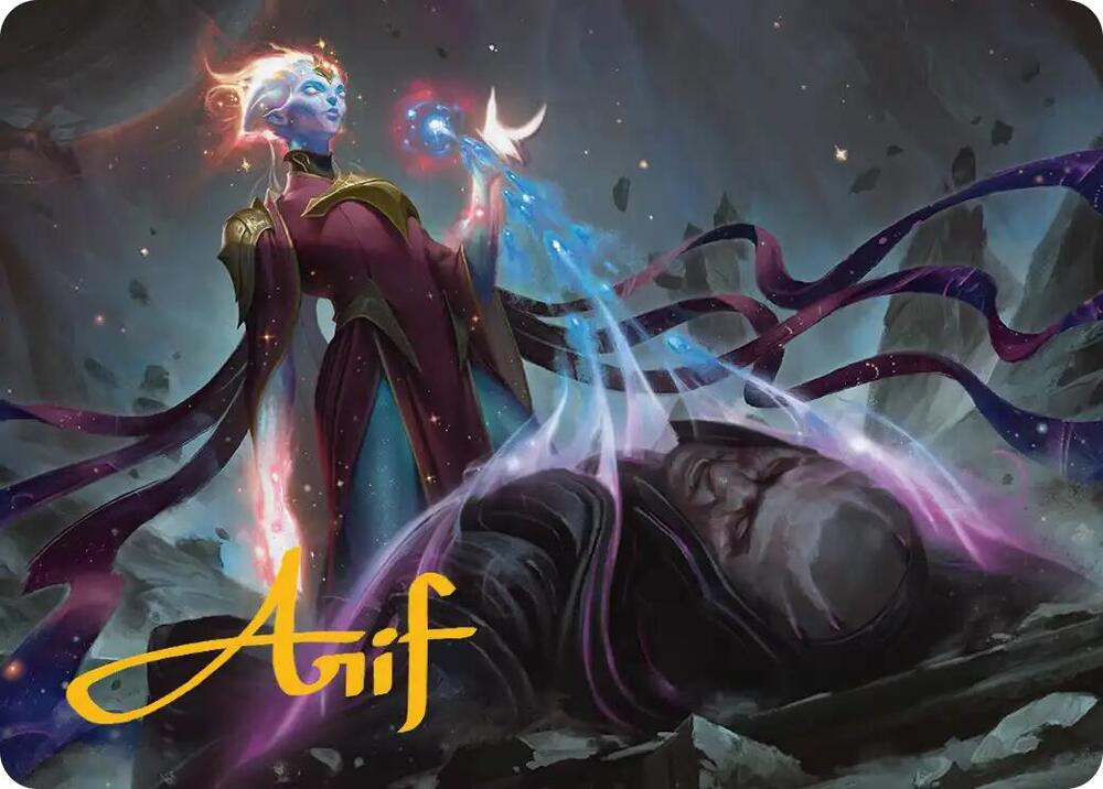 Lightstall Inquisitor Art Card (Gold-Stamped Signature) 5 card from Art Series: Edge of Eternities
