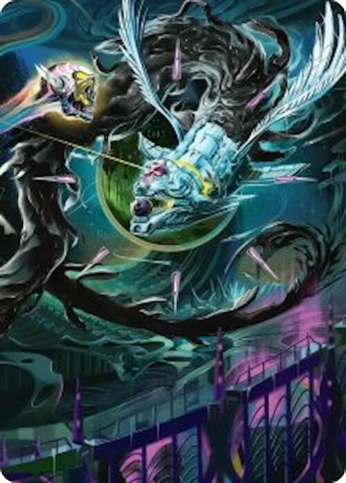 Quantum Riddler Art Card 39 card from Art Series: Edge of Eternities