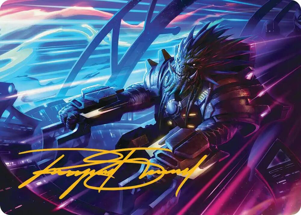 Tannuk, Steadfast Second Art Card (Gold-Stamped Signature) 19 card from Art Series: Edge of Eternities