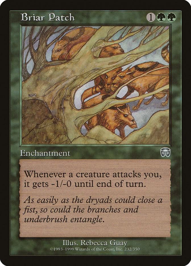 Briar Patch 232 card from Mercadian Masques